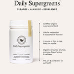 Key benefits panel for The Beauty Chef Daily Supergreens Pineapple