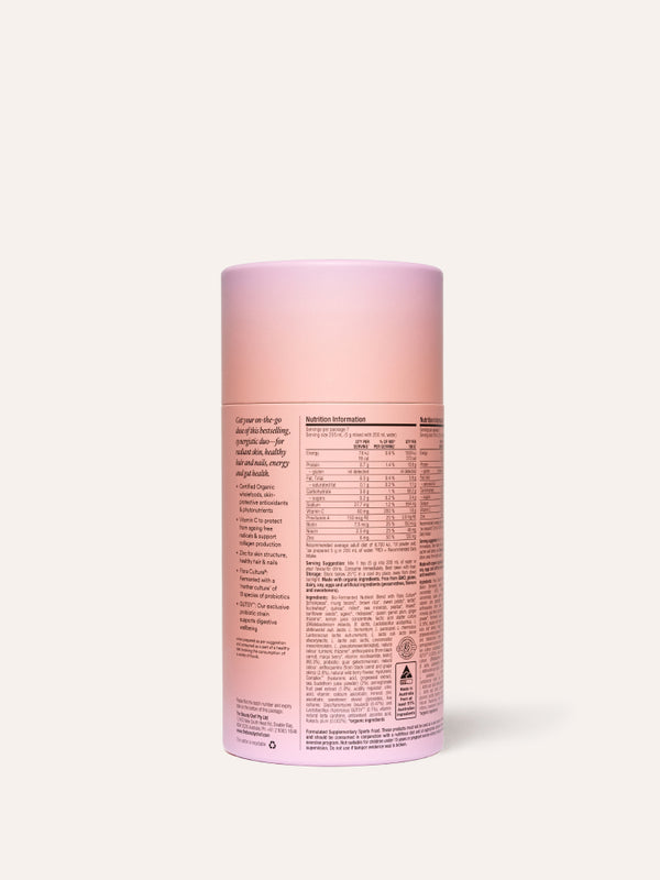 Back of The Beauty Chef Glow and Collagen Boost sachets