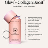 Key benefits panel for The Beauty Chef Glow and Collagen Boost sachets