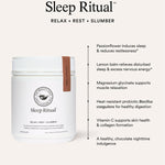 Key benefits panel for The Beauty Chef Sleep Ritual
