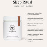 Key benefits panel for The Beauty Chef Sleep Ritual