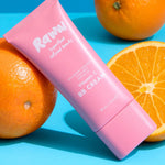 Model wearing Raww Vitamin C BB Cream
