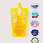 The Jojoba Company Australian Jojoba 200ml refill pouch on a plain background