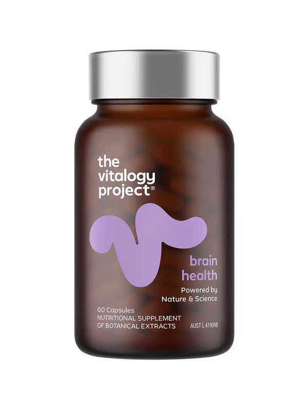 The Vitalogy Project Brain Health 60 capsules front product image