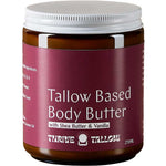 Thrive Tallow Based Body Butter 270ml closed jar on a white background
