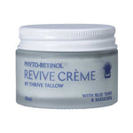Thrive Tallow Phyto-Retinol Revive Creme 50ml closed jar on a white background