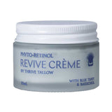 Thrive Tallow Phyto-Retinol Revive Creme 50ml closed jar on a white background