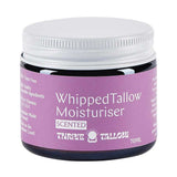 Thrive Tallow Whipped Tallow Moisturiser Ylang Ylang and Vanilla 70ml closed jar on a white background