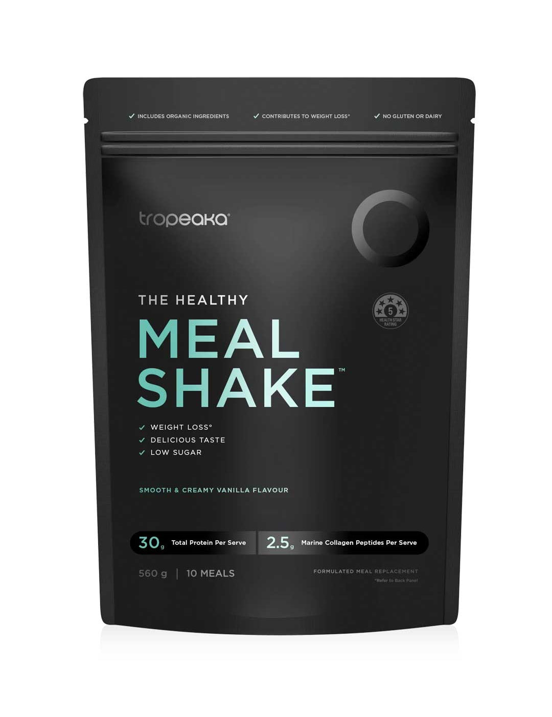Tropeaka The Healthy Meal Shake Smooth & Creamy Vanilla
