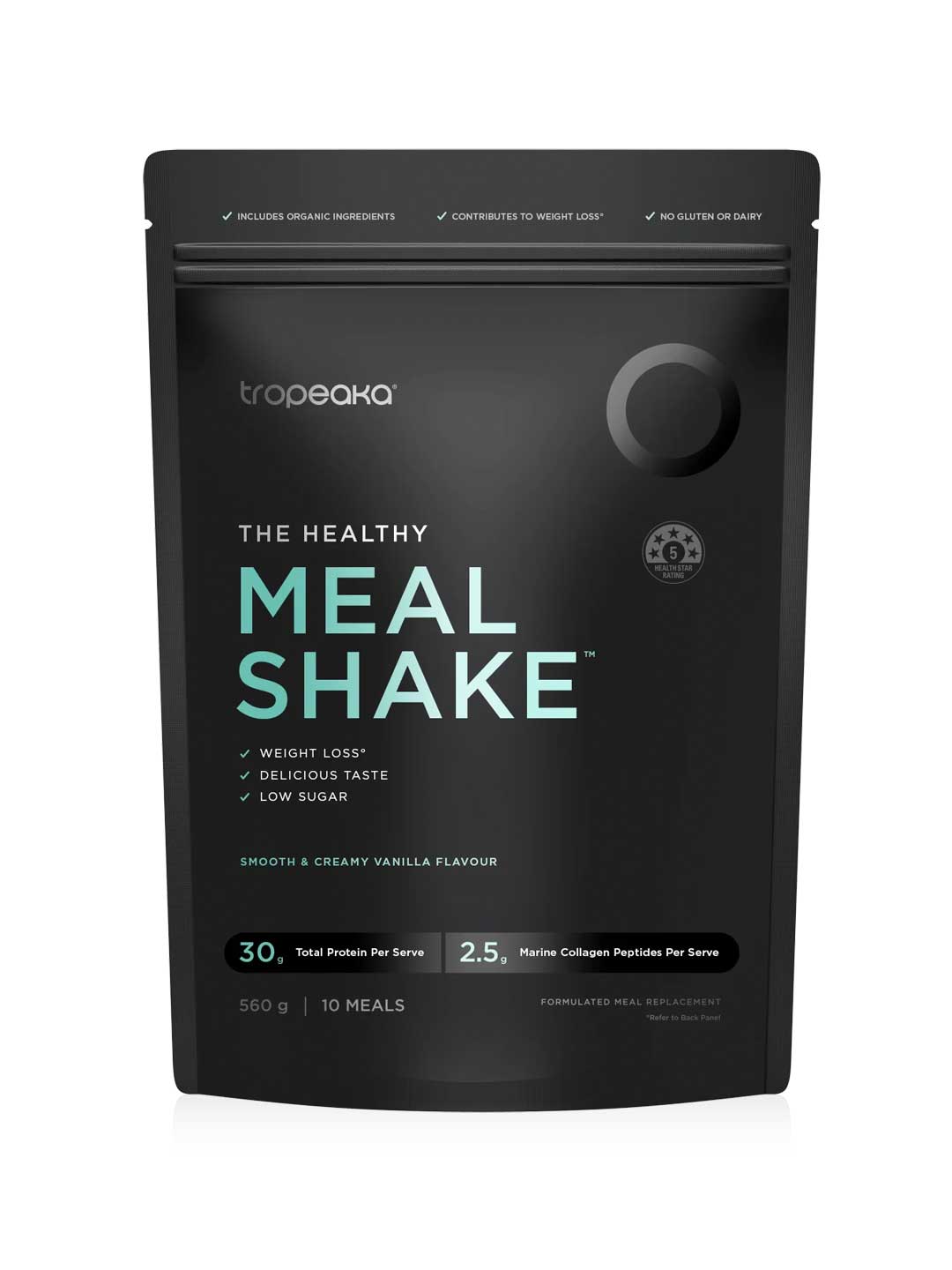 Tropeaka The Healthy Meal Shake Smooth & Creamy Vanilla