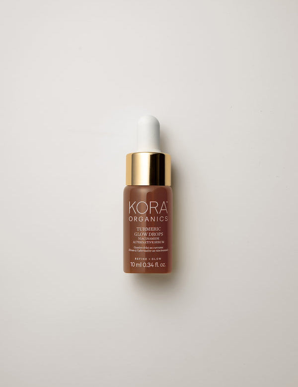 KORA Organics Turmeric Glow Drops Niacinamide Serum travel size 10ml