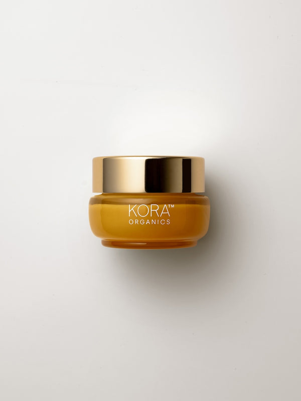 KORA Organics Turmeric Glow Moisturiser mini jar 15ml
