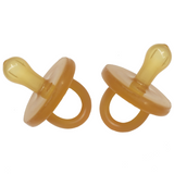 Natural Rubber Soother Large Rounded twin pack