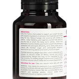 A dark brown bottle of Nature's Help Ultra Slim Forte with Berberine features a white label displaying directions, warnings, weight loss indications, thermogenesis info, ingredients, and dosage instructions in red and black text.