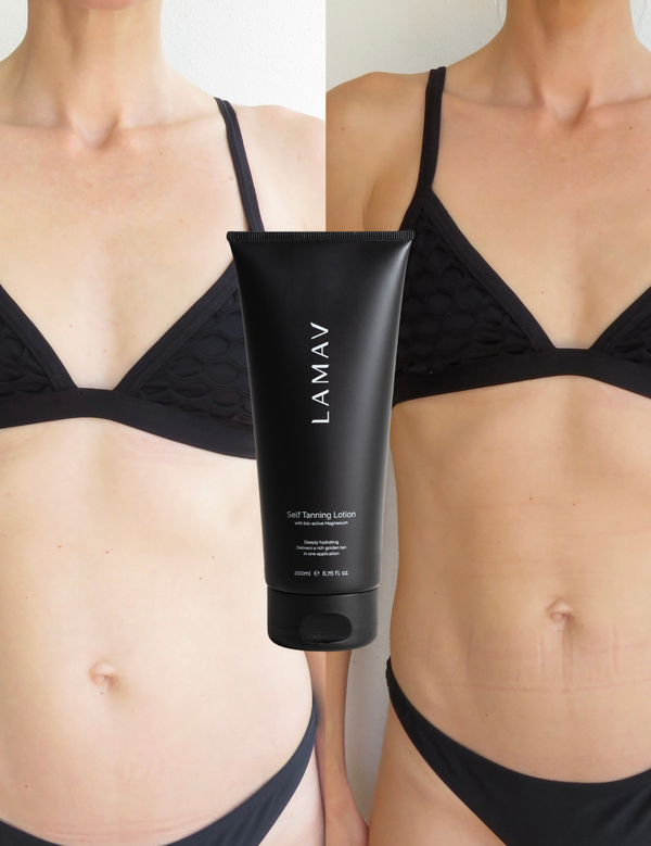 LAMAV Self Tanning Lotion lifestyle photo