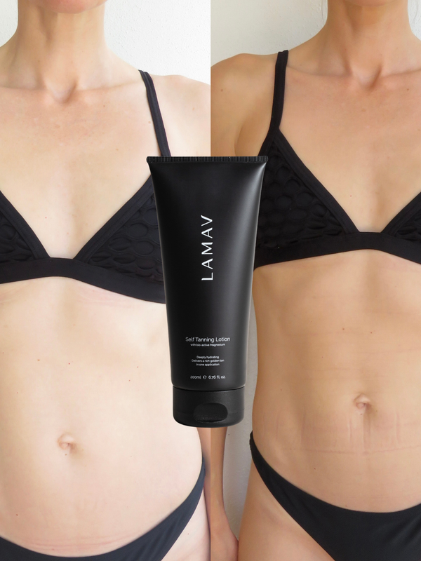 LAMAV Self Tanning Lotion lifestyle photo
