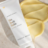 Vanessa Megan Bio Body Balm tube on balm swatch