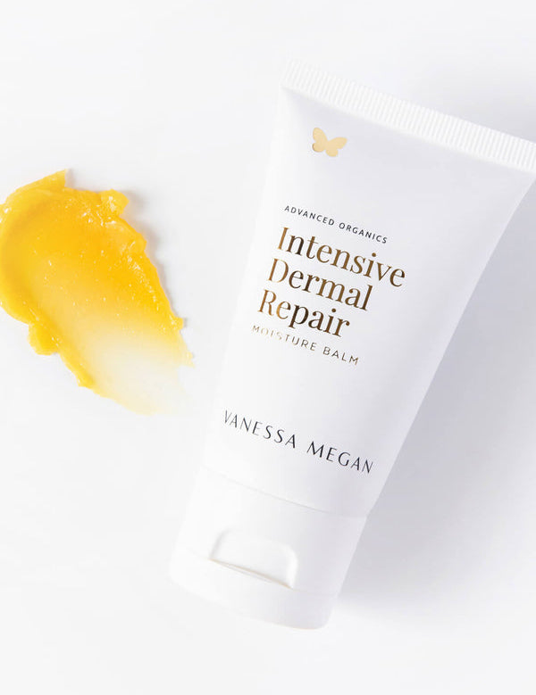 Vanessa Megan Intensive Dermal Repair Moisture Balm with balm swatch