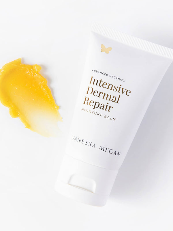 Vanessa Megan Intensive Dermal Repair Moisture Balm with balm swatch