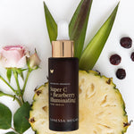 Vanessa Megan Super C and Bearberry Illuminating Face Serum with fresh pineapple and rose