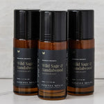 Vanessa Megan Wild Sage and Sandalwood Roll-On Deodorant bottles