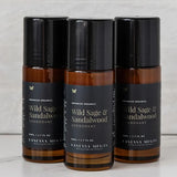 Vanessa Megan Wild Sage and Sandalwood Roll-On Deodorant bottles