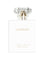 A white rectangular bottle with a clear faceted cap, labeled LILIQUOI in gold, contains Vanessa Megan Liliquoi 100% Natural Perfume (50ml). This vegan fragrance offers white floral notes. Set against a plain white background.