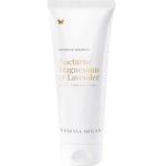 A white tube of Vanessa Megan Nocturne Magnesium & Lavender Night-Time Body Cream 180ml, with minimalist gold and black text and a gold butterfly near the top—ideal as a soothing night-time moisturiser.