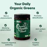 Vital Organic Greens Blend daily benefits