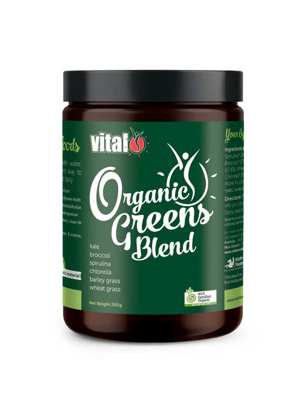 Vital Organic Greens Blend 200g front product image