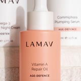 LAMAV Vitamin A Repair Oil bottle close up