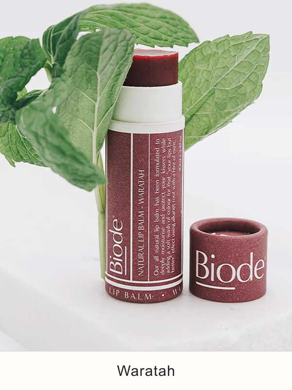 Biode Waratah Lip and Cheek Tinted Balm with mint, SKU LBW10