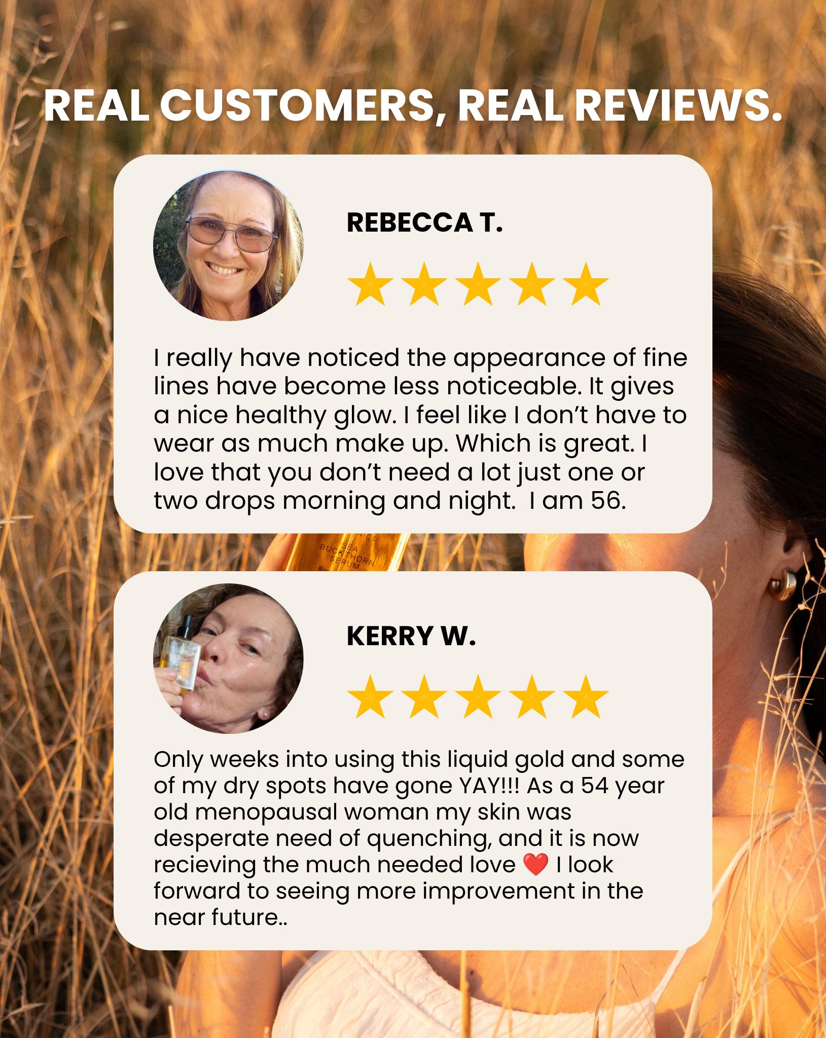 Mud Organics Sea Buckthorn Serum customer results and reviews