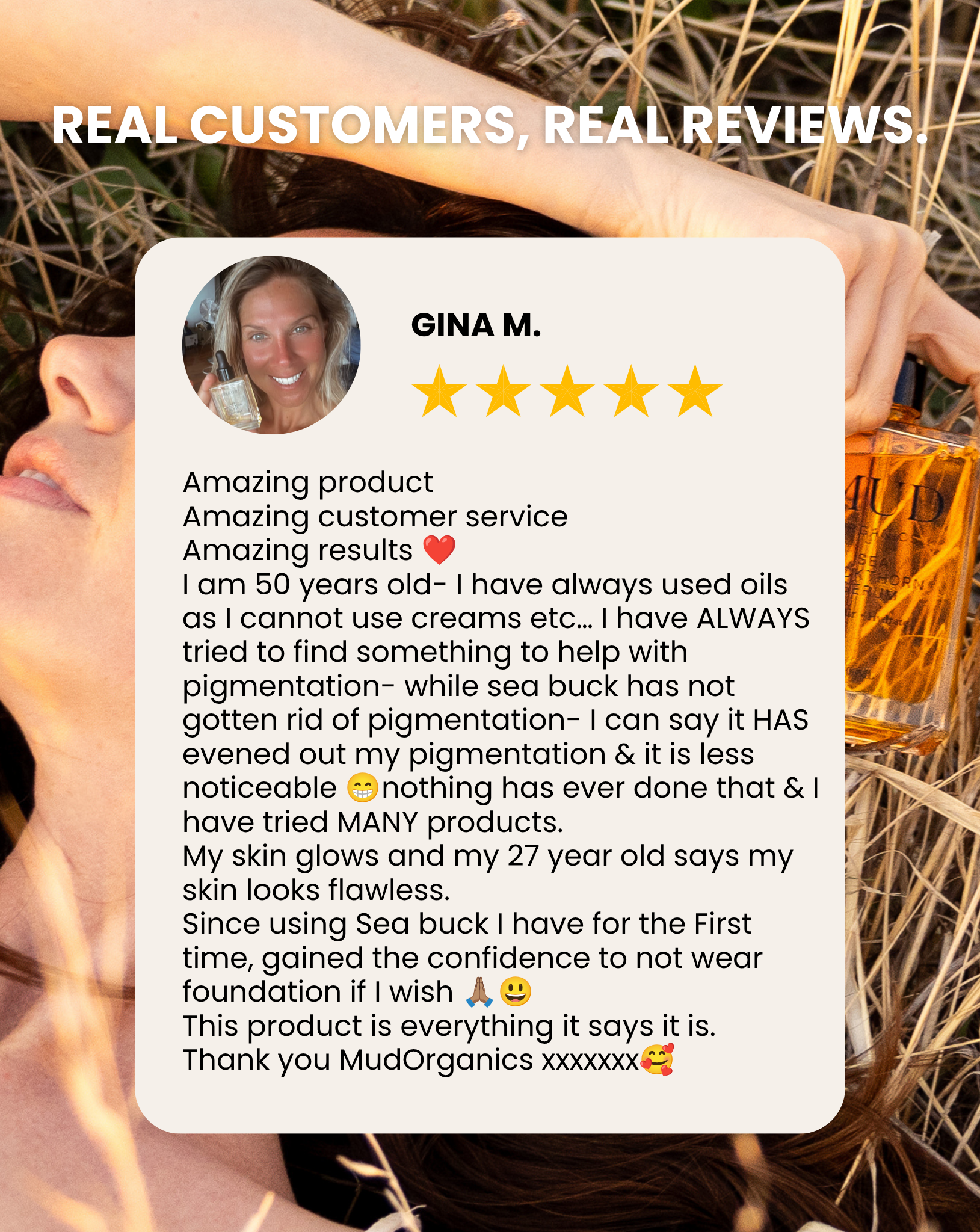 Mud Organics Sea Buckthorn Serum real customer review