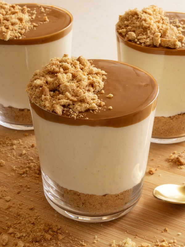 Cheesecake pots made with Nutra Naturals Organic Whey Protein Vanilla