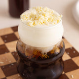 Nutra Naturals Collagen White Hot Chocolate Salted Caramel with whipped cream