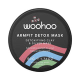 WooHoo Armpit Detox Mask Tin Detoxifying Clay & Silver Mask