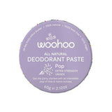 WooHoo Deodorant Paste Tin Pop Extra Strength