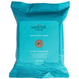 Wotnot Natural Face Wipes Ultra-Hydrating 25 pack in teal packaging on a white background