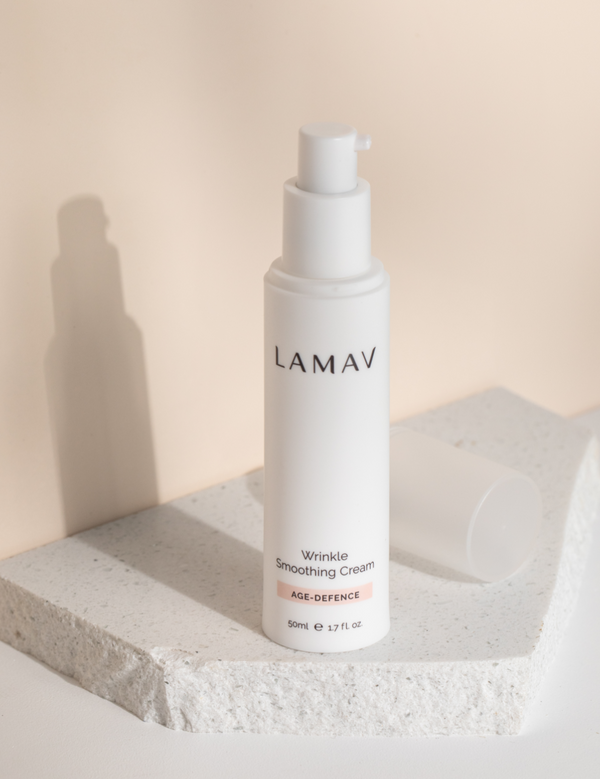 Cream texture of LAMAV Wrinkle Smoothing Cream