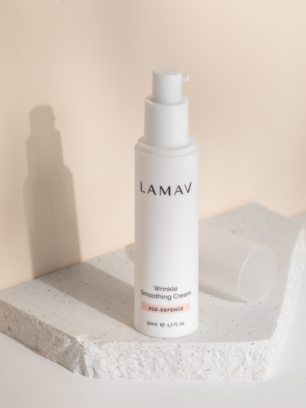 Cream texture of LAMAV Wrinkle Smoothing Cream