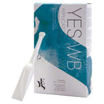 Yes WB Water-Based Personal Lubricant 5ml six-pack box with individual applicator on a white background
