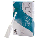 Yes WB Water-Based Personal Lubricant 5ml six-pack box with individual applicator on a white background