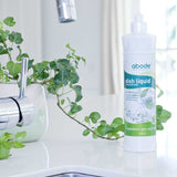 Abode Dishwashing Liquid Lime Spritz in an official Abode lifestyle setting