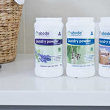 Abode Laundry Powder Zero - Fragrance Free in an official Abode lifestyle setting