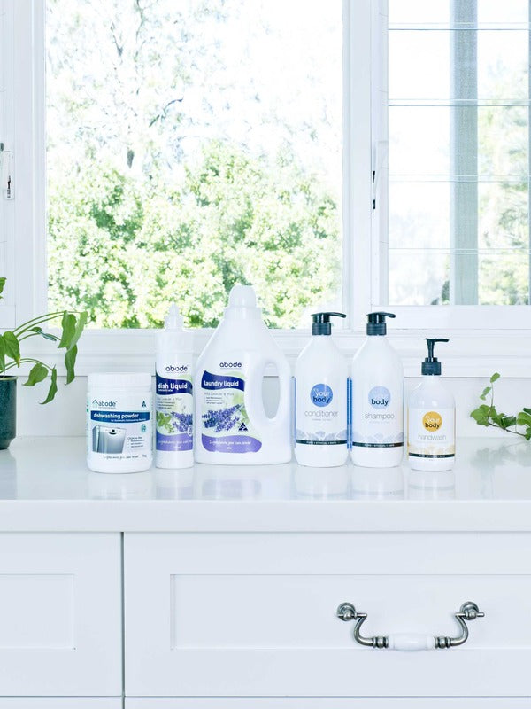 Abode Zero Laundry Soaker - Fragrance Free in an official Abode lifestyle setting