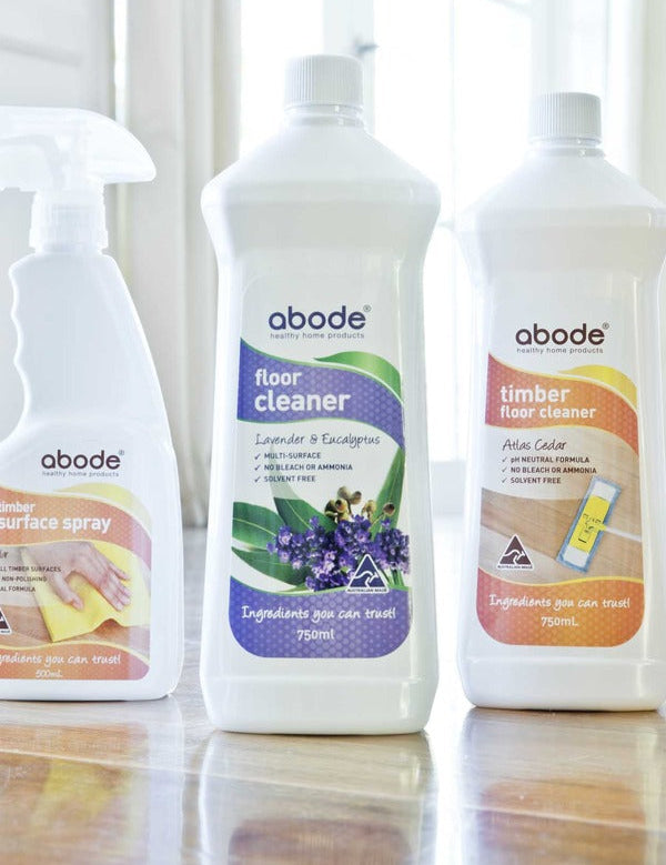 Abode Timber Surface Cleaner Atlas Cedar in an official Abode lifestyle setting
