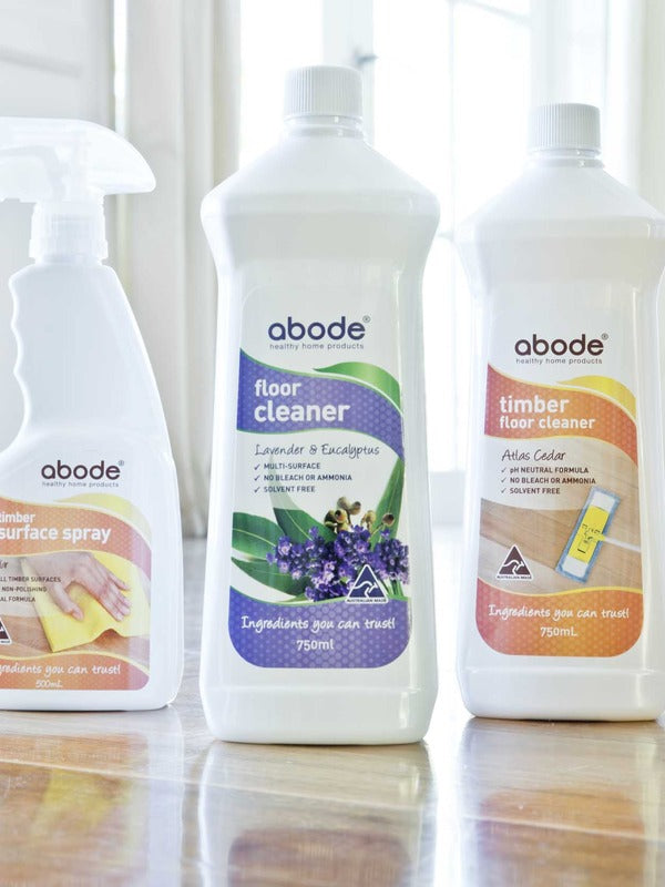Abode Timber Surface Cleaner Atlas Cedar in an official Abode lifestyle setting
