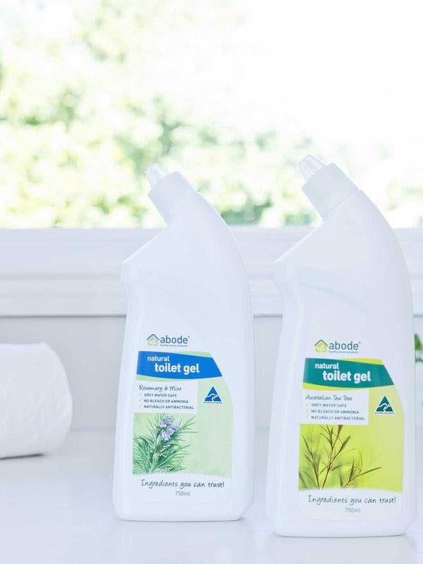 Abode Toilet Gel Tea Tree in an official Abode lifestyle setting