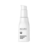 A white bottle with a white cap, perfect for storing your Acure Brightening Glowing Serum 30ml for radiant skin.